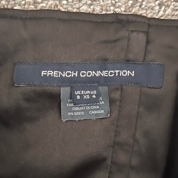 French Connection Lunar Sparkle Jumpsuit sequin size 4 small New Years flare leg - Picture 10 of 12